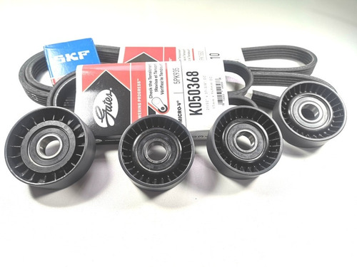 Imagen 7 de 12 de Kit Polyv Vw Vento 2.5 4 Poleas / 2 Correas Línea Nueva