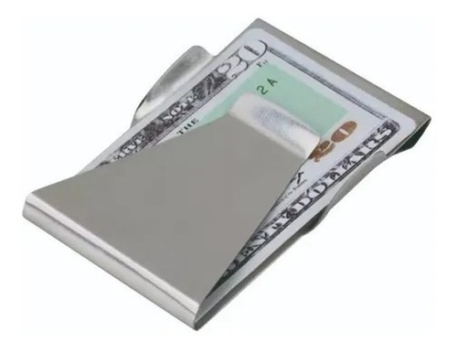 Clip Billetes Acero Inoxidable Tarjetas Credito Ine Tarjeter