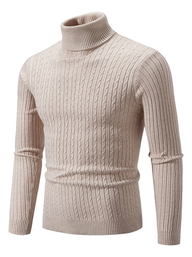 Sudadera De Cuello Alto Tejida Con Cuello Alto Para Hombre