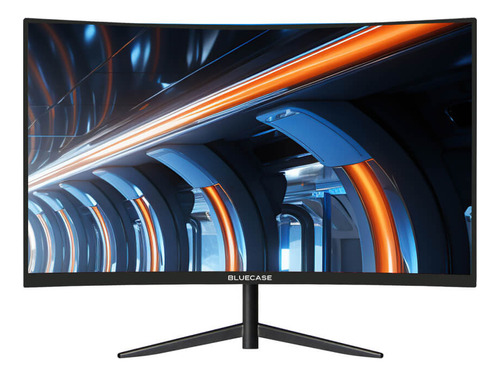 Monitor 23,8 Curvo Bluecase 100hz Full Hd 5ms Va Cor Preto 110V/220V