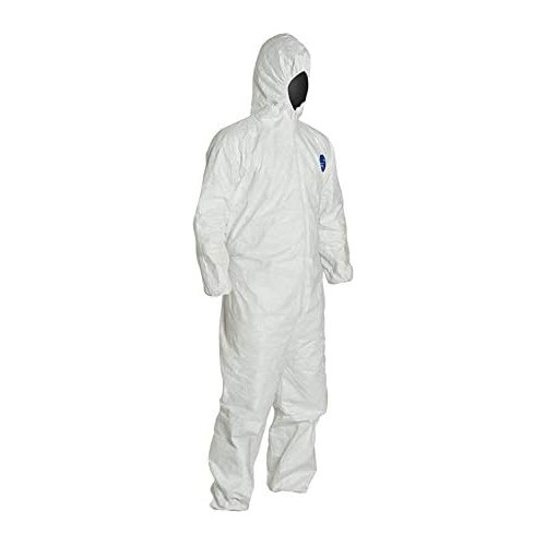 Traje Desechable Tyvek De Puños, Tobillos Y Capucha E...