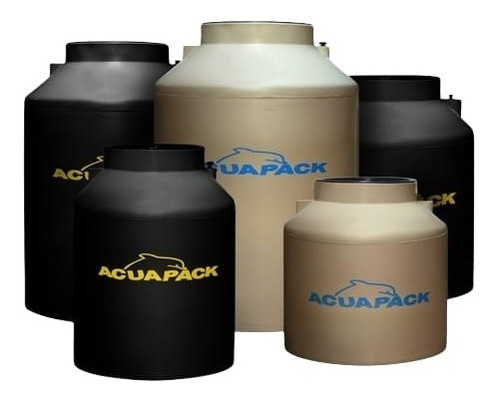 Tanque De Agua Bicapa Aquapack 350l Negro