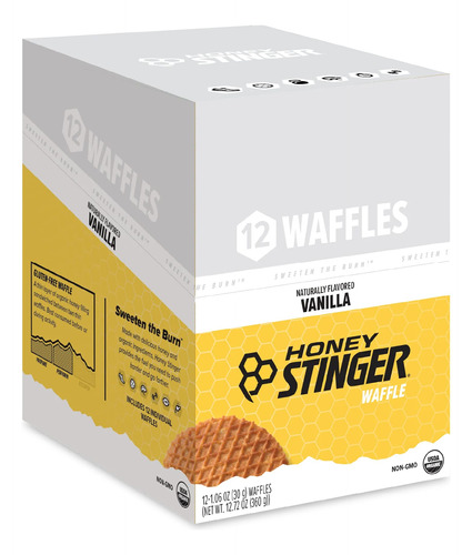 Honey Stinger Waffles De Vainilla Orgnica, 12 Unidades, 1.06