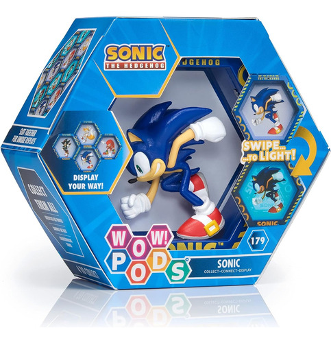 Figura Wow! Pods Sonic The Hedgehog Clasico Base Luz 1001-01