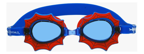 Goggles Natacion Niños Escualo Modelo Spiderman Color Rojo