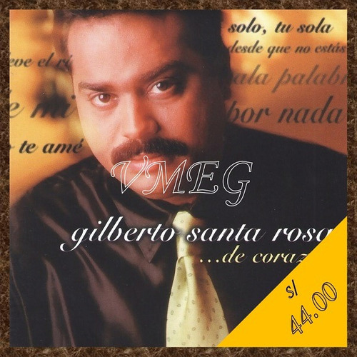 Vmeg Cd Gilberto Santa Rosa 1997 ... De Corazón