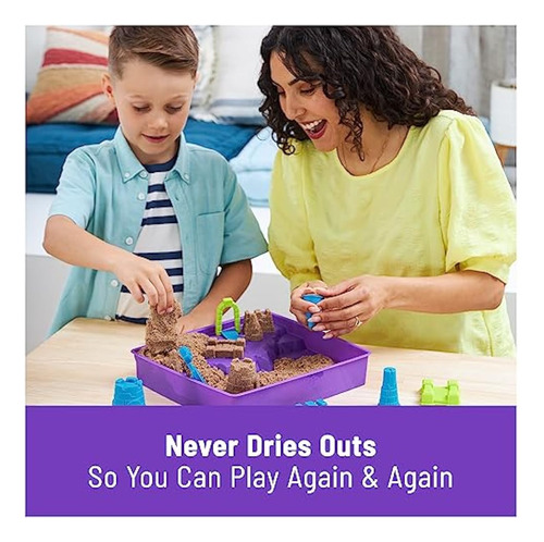 Kinetic Sand, Set De Juego De Lujo Con Beach Castle
