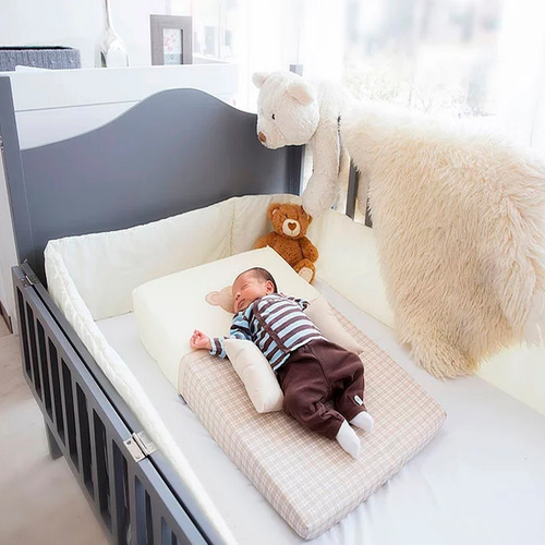 Colchon Anti Reflujo Para Bebe Teddy Previene Ahogo