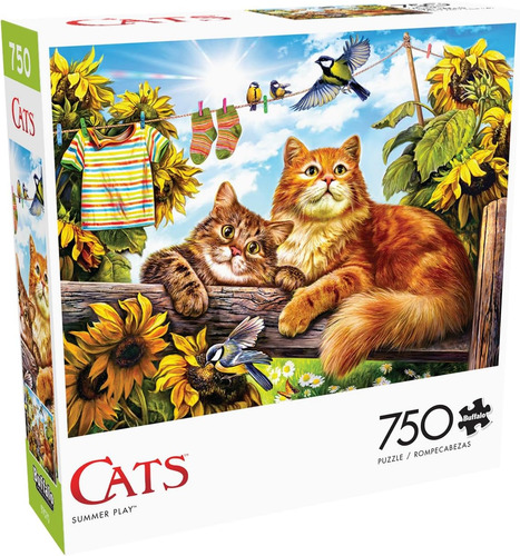 Buffalo Games - Summer Play - Puzzle De 750 Piezas Para...