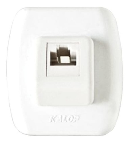 Toma Computacion Exterior Rj45 Cat5 Linea Tekna Kalop Blanco