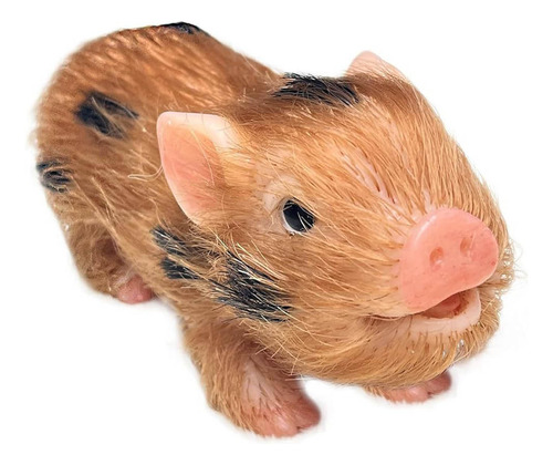 H Kids Toys Lifelike Mini Pig Doll 5 Polegadas Full Soft Reb