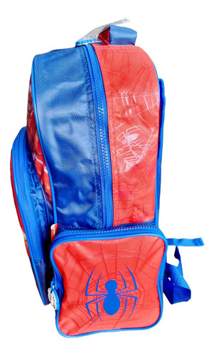 Imagen 2 de 2 de Mochila Spiderman Hombre Araña Wall Espalda 3d 16 PuLG Orig