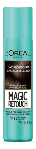 Tintura L'oréal Paris Magic Retouch Tono Castaño Oscuro
