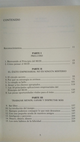 El Principio 80/20 - Richard Koch - Paidos Empresa (Usado)
