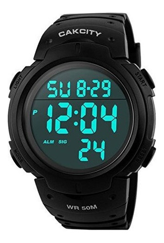 Reloj Deportivo Digital Para Hombre, Pantalla Led, Relojes M