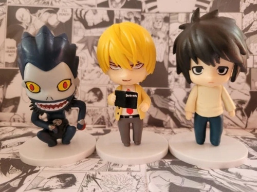 Set 6 Figuras Death Note Ryuk Rem Yagami L·lawliet Colección