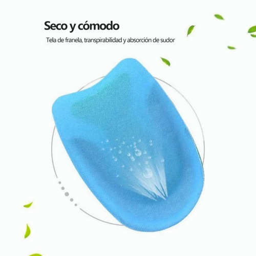 Imagen 4 de 9 de 2 Pares Taloneras Espolón Calcáneo Gel Plantilla Ortopédicas