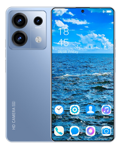 Note 13 Pro Smartphone Dual Sim Dual Standby 512gb+12gb Ram Blanco Y Azul
