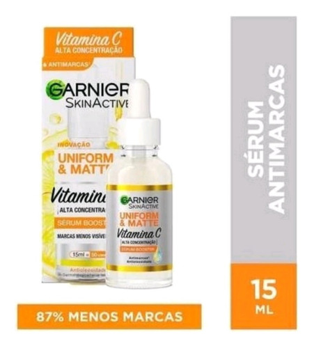 Sérum Booster Uniform & Matte Antimarcas Vitc Garnier 15 Ml