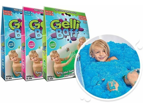 Gelli Baff Colores 300 G Convierte Tu Tina En Gelatina Slime