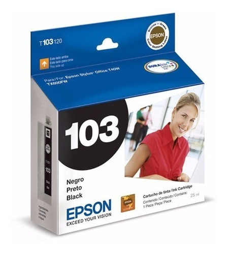 Cartucho Original Epson 103 T103120 T103 T40w Tx550 Tx515 