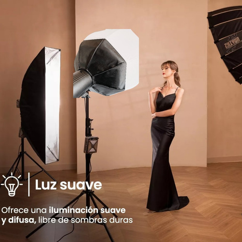 Kit Iluminacion Luz Led Profesional +softbox Para Foto Video