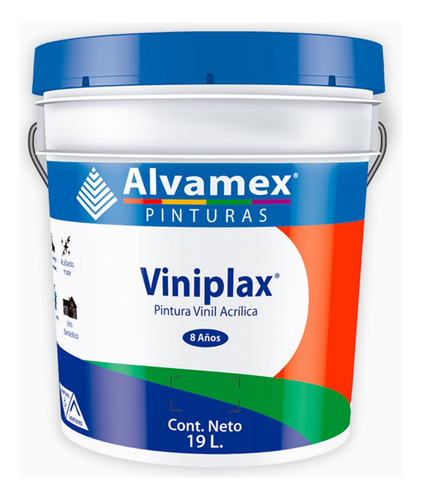 Alvamex Viniplax 19lts Mandarina 633 Mate