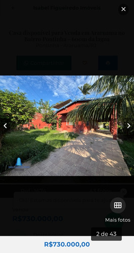 Casa Com 4 Dormitórios,sendo 2 Suítes,1 Com Hidromassagem.