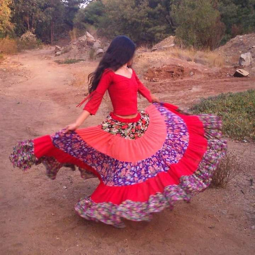 Falda Tribal , Danza Del Vientre, Gitana 