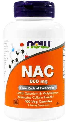 Nac 600mg N-acetyl L-cysteina En Stock