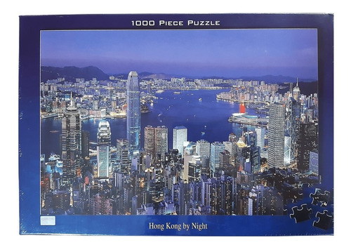 Puzzle Tomax Rompecabezas Hong Kong Iluminado X 1000 Piezas