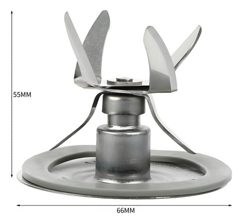 Eonspark Cuchilla Reversible De 6 Aspas Para Licuadora Oster S