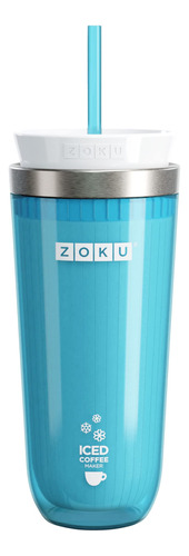 Cafetera Zoku, Taza De Viaje, Verde Azulado