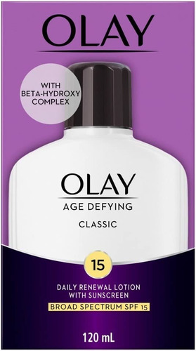 Olay Age Defying Classic Lotion Spf#15 4 Oz. Paquete De 3.