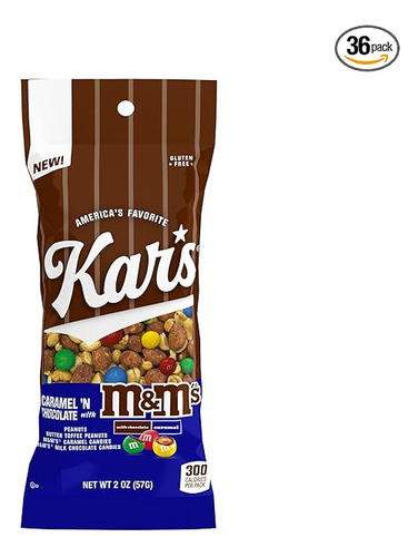 Kar´s Snacks Premium Frutos Secos Nuts Caramel M&ms 36pack