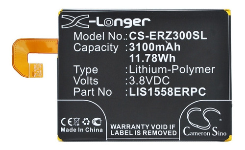 Bat Para Sony Ericsson Xperia Z3 D6616 D6633 D6653 L55t L55u