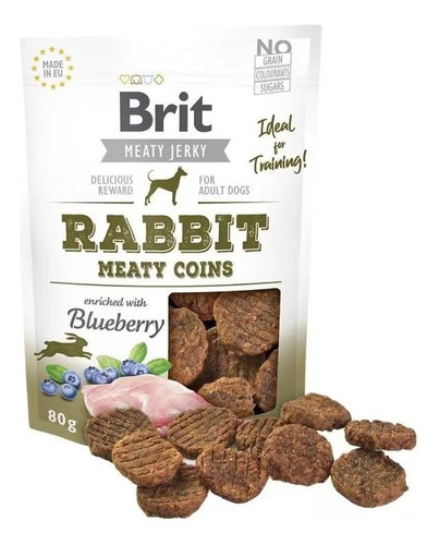 Brit Care Snack Jerky Rabbit Meaty Coins 80 G