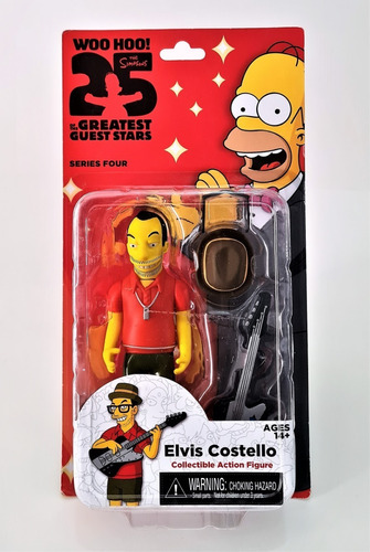 Figura Neca Simpsons 25th Elvis Costello Lacrado Tk0a