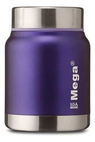 Termo De Comida Mega 500 Ml Frio Caliente Acero Inoxidable