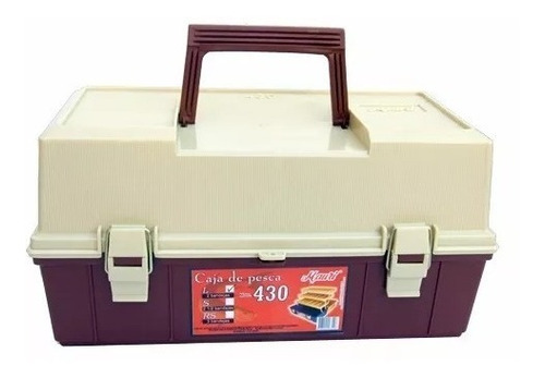 Caja De Pesca Mauri 430 L, 2 Bandejas