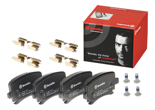Balatas Traseras Oe: F0698451e Seat P85073 Brembo