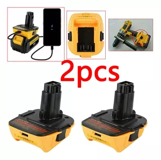 Adaptador De Bateria Dca1820 Para Ferramenta Dewalt 18v ×2