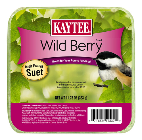 Kaytee Wild Berry - Sueto Para Pajaros De Alta Energia, 11.7