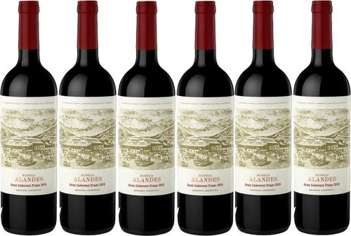 Vino Tinto Cabernet Franc Alandes Gran Cabernet Franc X6