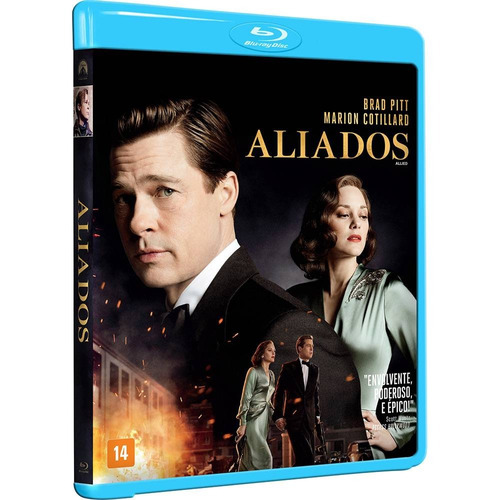 Blu Ray Aliados Brad Pitt - Original (lacrado)