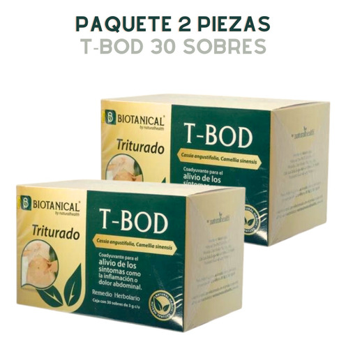 2 Pack T- Bod (body Slim Té) 30 Sobres Natural Health