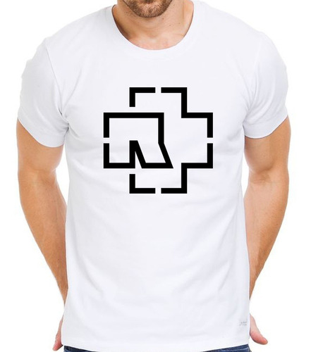 Remera Rammstein Logo Clásico 100% Algodón Premium