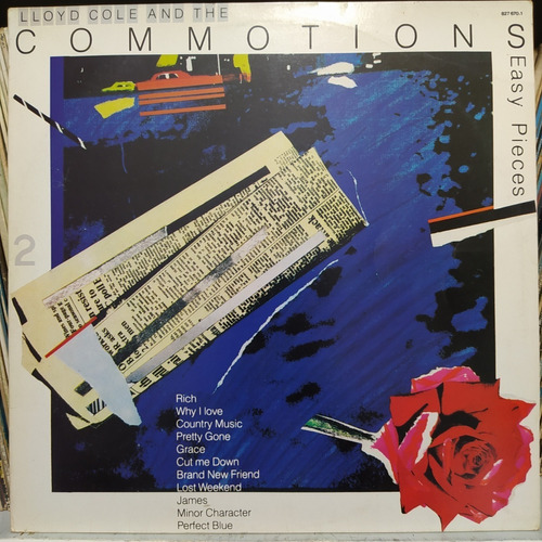 Lp Lloyd Cole And The Commotions  Easy Pieces Exxestado