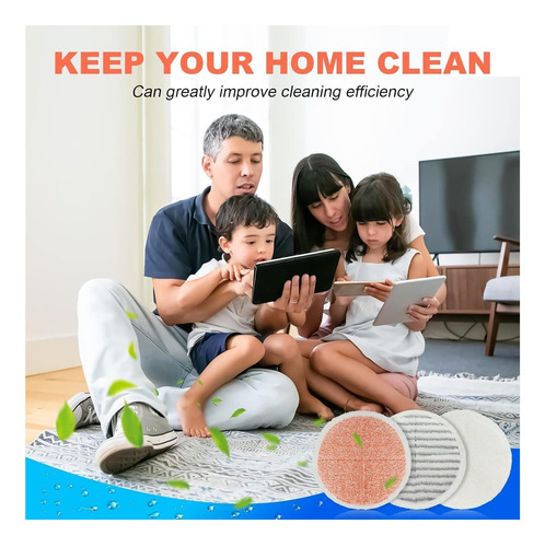 Almohadillas De Reemplazo Para Bissell Spinwave Mop: 16 Para