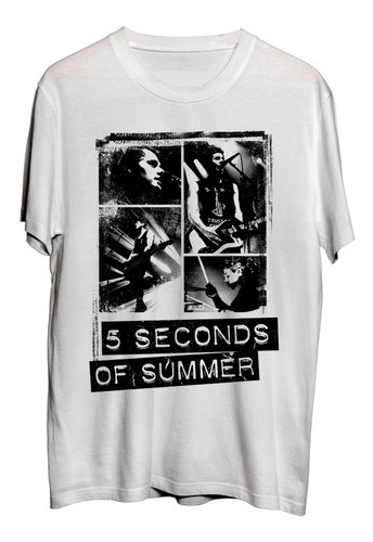 5 Seconds Of Summer . Poster 4 . Pop/rock . Polera . Mucky